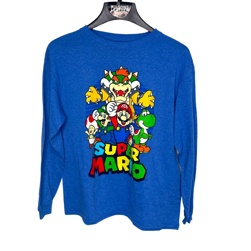Super Mario Brothers Long‎  Sleeve Youth T size XL